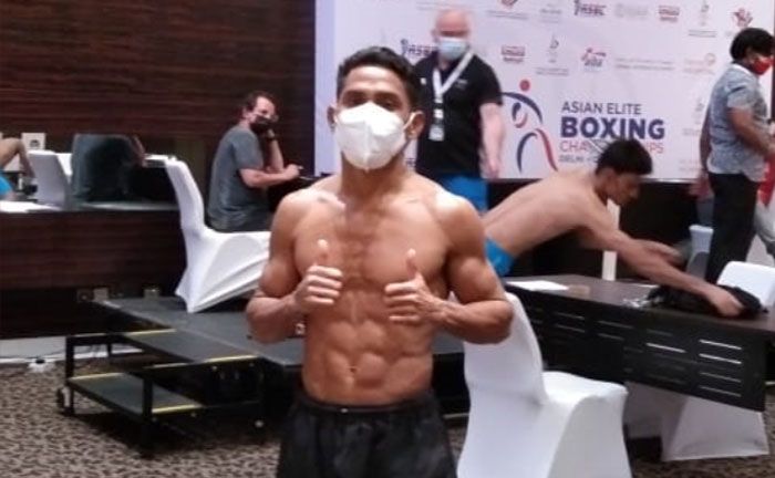 Kornelis Kwangu Langu menyatakan siap tempur usai timbang badan