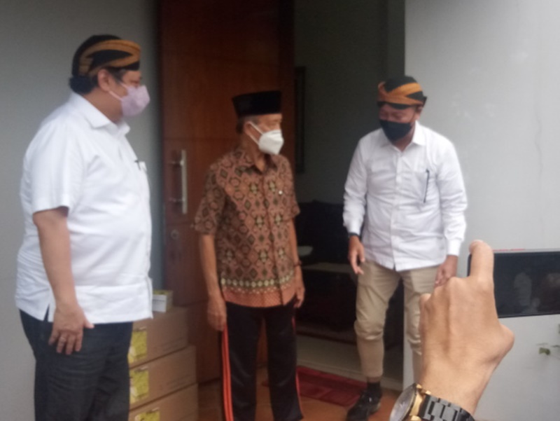 Dua Menteri dari Partai Golkar menghadap Syafii Maarif. (Ist)