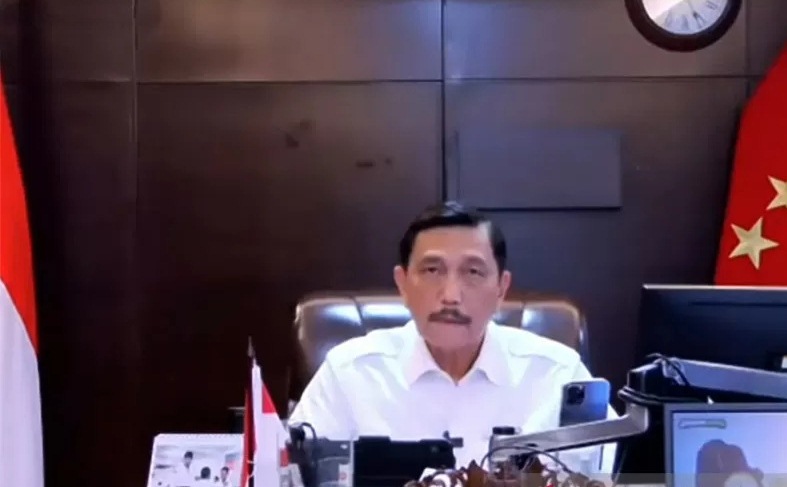 Menteri Koordinator Bidang Kemaritiman dan Investasi yang juga Koordinator PPKM Darurat Jawa-Bali Luhut Binsar Pandjaitan