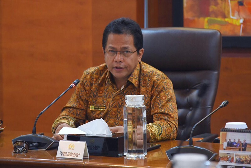 Sekretaris Jenderal (Sekjen) DPR RI Indra Iskandar. (Ist).