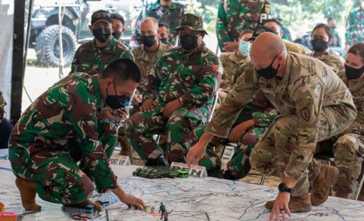 Latihan gabungan RI - AS. (Ist).