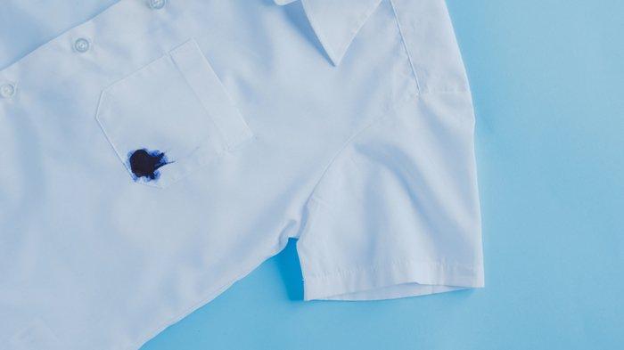 cara menghilangkan noda tinta di baju