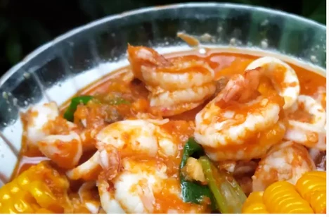 resep udang saus padang