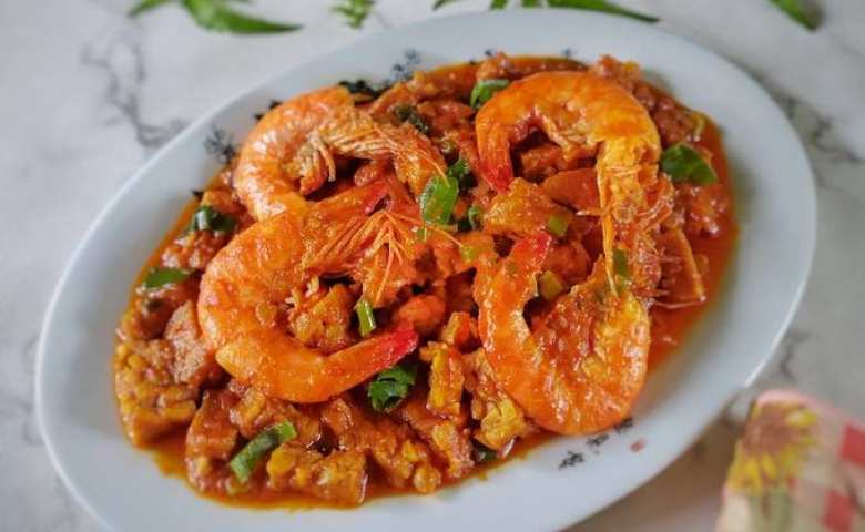 resep udang saus padang 