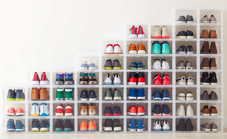 model rak sepatu