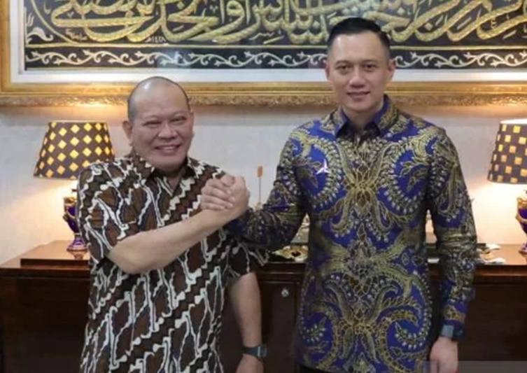 AHY dan LaNyalla sepakat perjuangkan aspirasi rakyat. (Ist)