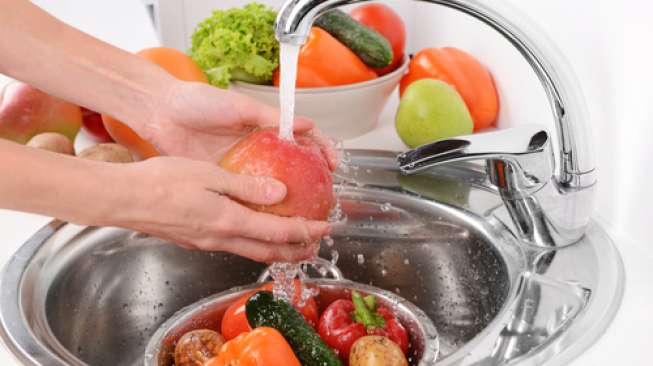 cara menghilangkan pestisida pada buah dan sayuran