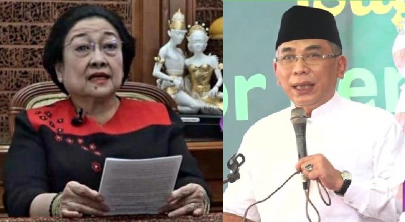 Ketua Umum PDIP Megawati Soekarnoputri dan Ketua Umum PBNU Yahya Cholil Staquf bersinergi untuk kebaikan Indonesia
