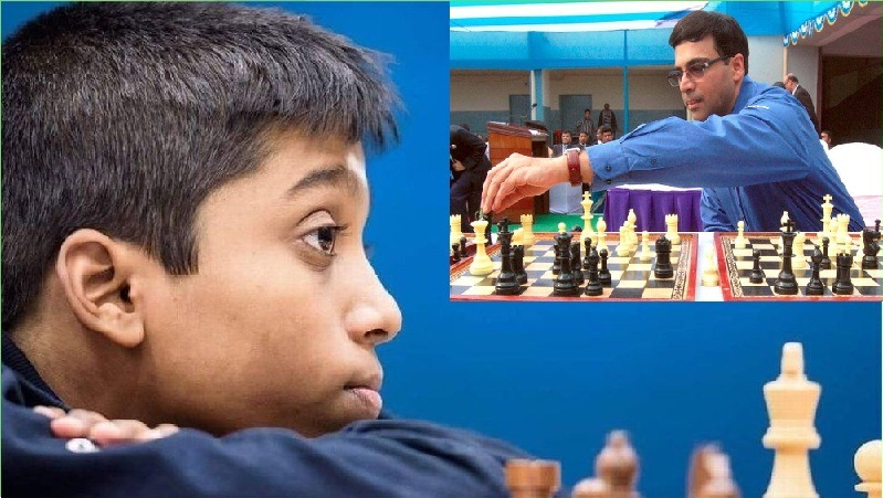Bacah ajaib catur India, Rameshbabu Praggnanandhaa dan sang idola sekaligus inspirator Viswanathan Anand 