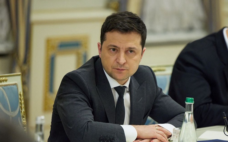 Presiden Ukraina Volodymyr Zelenskiy berjanji tidak akan tinggalkan Kiev. (Ist).