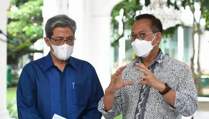 Kepala Otorita IKN Bambang Susantono dan Wakilnya Donny Rahajoe. (Biro Pers Setpres).