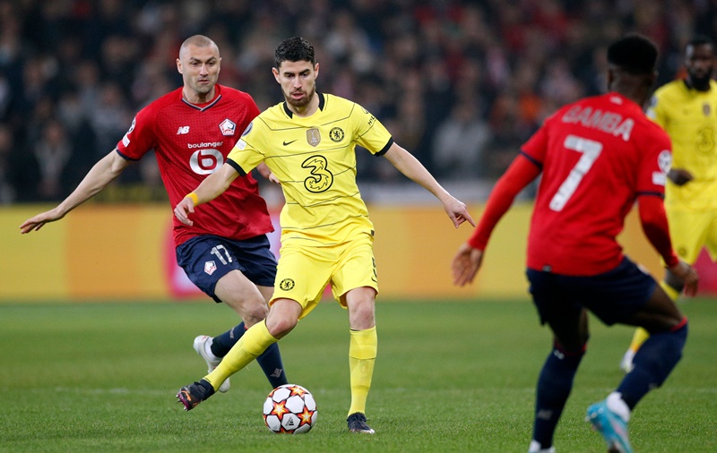 Christian Pulisic mencetak gol ke gawang Lille pada injury time. (Ist).