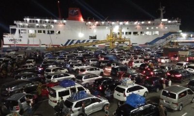 Pelabuhan Merak mulai padat