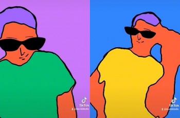 cara menghilangkan filter Rotoscope TikTok