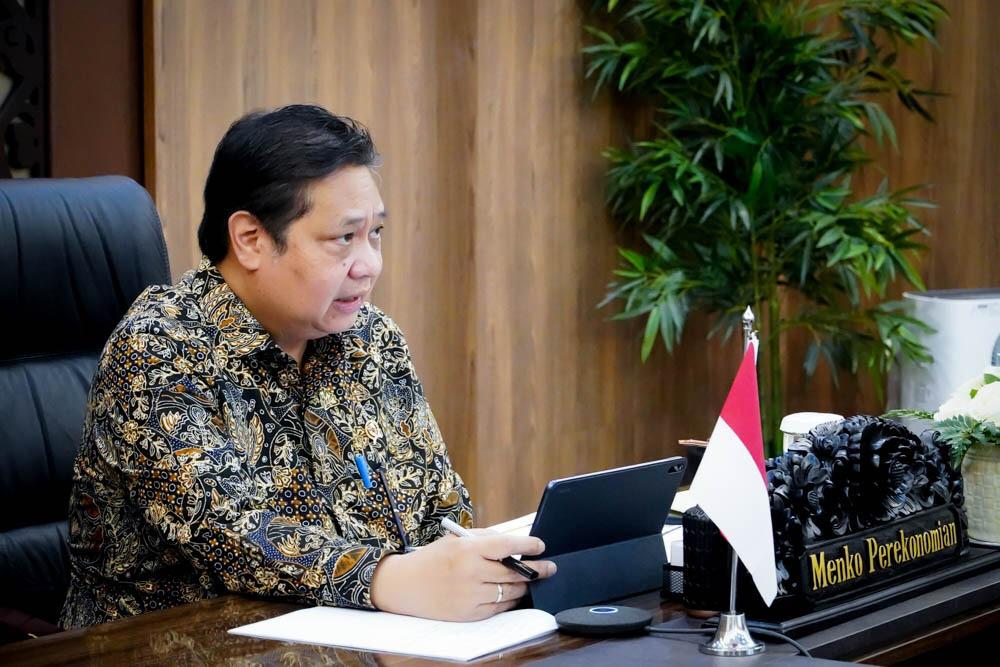 Menko Perekonomian Airlangga Hartarto, tren perkembangan ekonomi nasional saat ini terus berada pada jalur yang tepat 