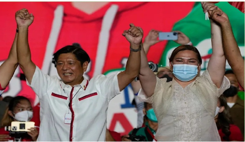 Filipina akan dipimpin duet anak mantan presiden, Ferdinand Marcos Jr sebagai presiden dan Sara Duterte sebagai Wakil Presiden