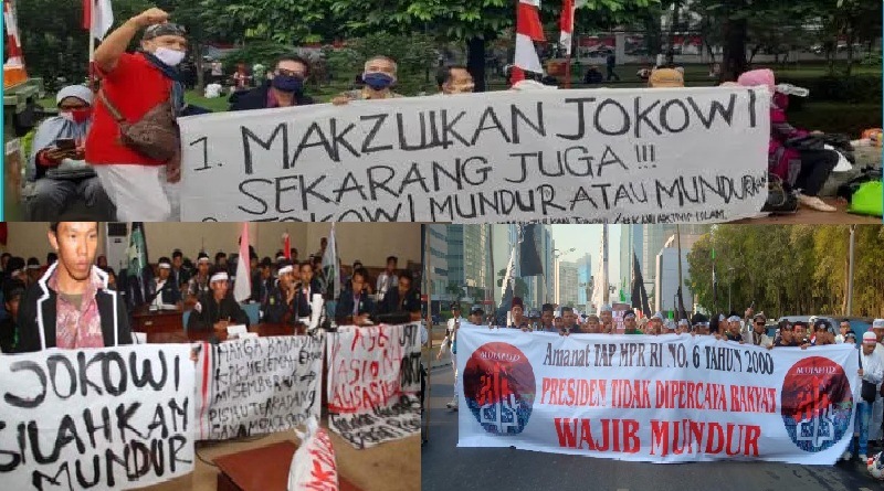 Di zaman reformasi ada tekanan dan larangan rakyat bersuara pemakzulan presiden dalam aksi demo memperingati reformasi