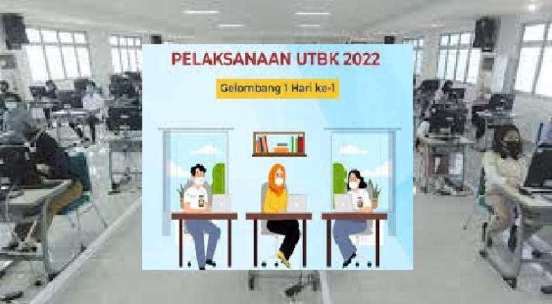 Pelaksanaan UTBK SBMPTN 2022 hari pertama berjalan lancar Selasa (17/5/2022)