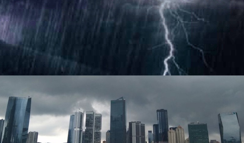 Hujan di senja hari disertai petir dan angin kencang berpotensi terjadi di Jakarta Minggu (8/5/2022)