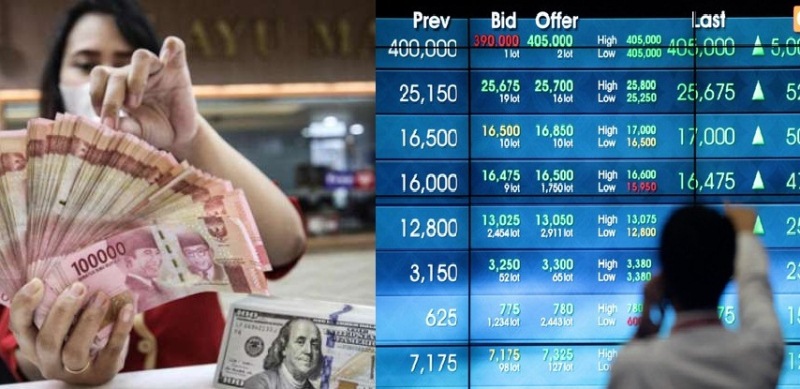 Neraca perdagangan kuartal I 2022 Indonesia surplus juga memberikan sentimen positif untuk rupiah, IHSG pada akhir pekan berpeluang menguat terbatas