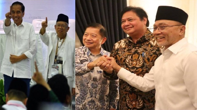 Koalisi Indonesia Bersatu (KIB) yang dibentuk Golkar, PAN dan PPP diperkuat menteri Kabinet Presiden Jokowi dan Wapres Ma'ruf Amin