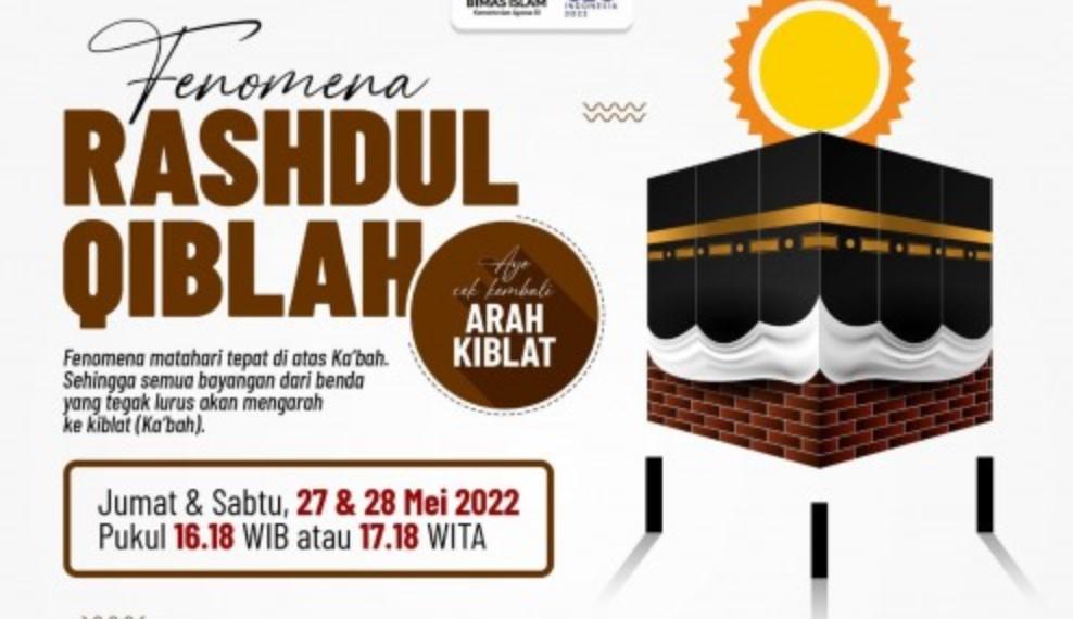 Ada beberapa tahapan yang perlu diperhatikan dalam proses verifikasi arah kiblat diantaranya benda yang menjadi patokan harus benar-benar berdiri tegak lurus