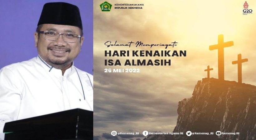 Menag Yaqut Cholil Qoumas berharap umat Kristiani dapat terus berperan dan berkontribusi dalam upaya ikut menjaga kerukunan antar umat beragama