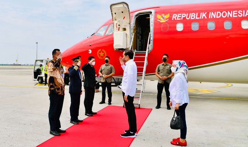Presiden Jokowi dan Ibu Iriana bertolak ke NTT, Selasa (31/05/2022). 