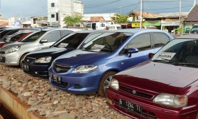 Tanda mobil bekas tabrakan