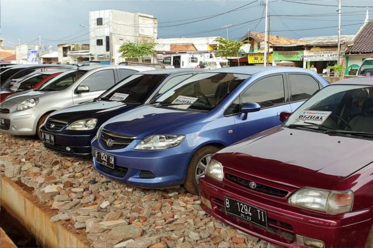 Tanda mobil bekas tabrakan