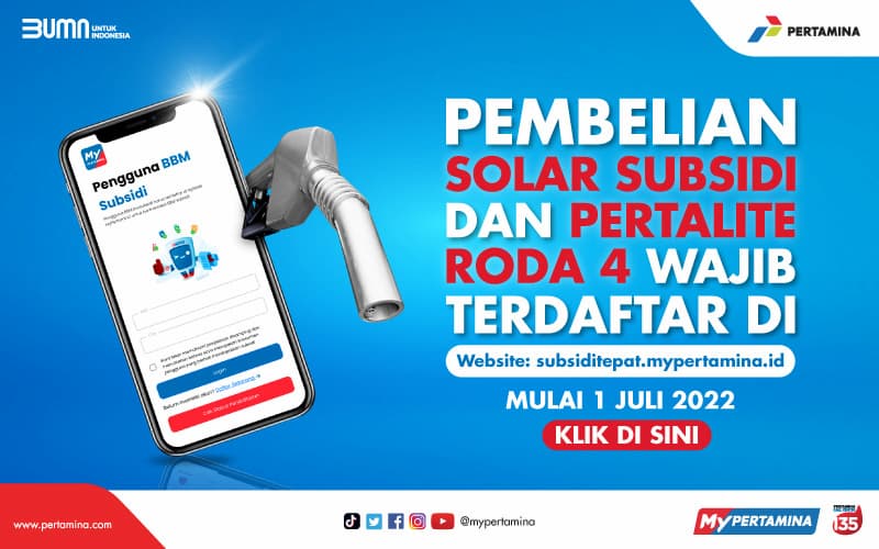 MyPertamina Hanya untuk Kendaraan Roda Empat