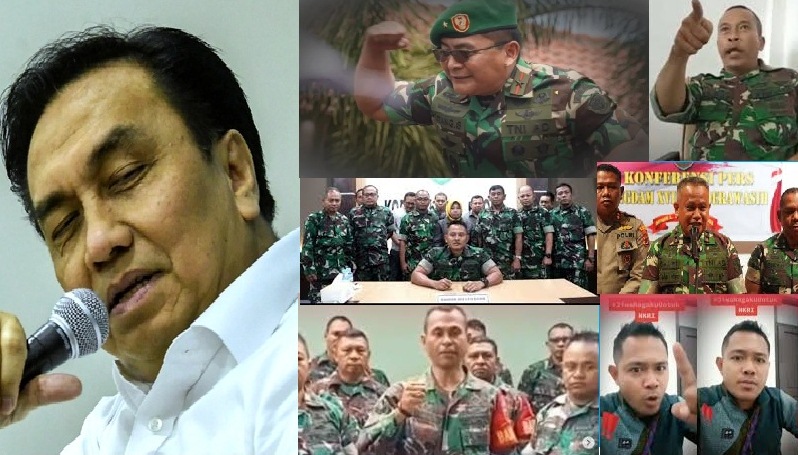 Anggota Komisi I DPR RI Effendi Simbolon dikecam gara-gara menyebut TNI seperti gerombolan dan  ada pembangkangan