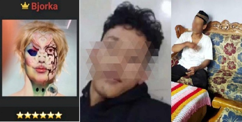 Jumanto (kanan) sudah mengetahui MAH (tengah) telah ditetapkan sebagai tersangka karena terlibat dengan kasus kebocoran data pemerintahan oleh peretas Bjorka