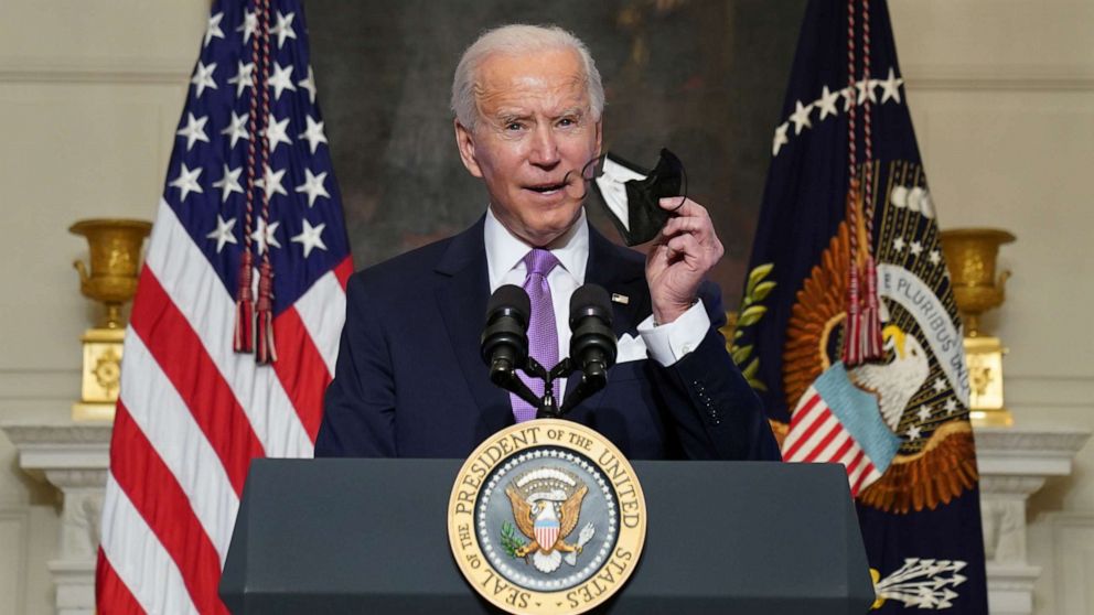 Presiden Joe Biden mengatakan dia percaya bahwa pandemi memiliki dampak "mendalam" pada jiwa orang Amerika