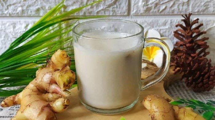 Wedang jahe susu pana
