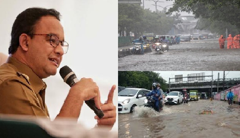 Gubernur DKI Jakarta, Anies Baswedan menyiapkan infrastruktur untuk menangani genangan air karena curah hujan di Jakarta saat ini tergolong tinggi