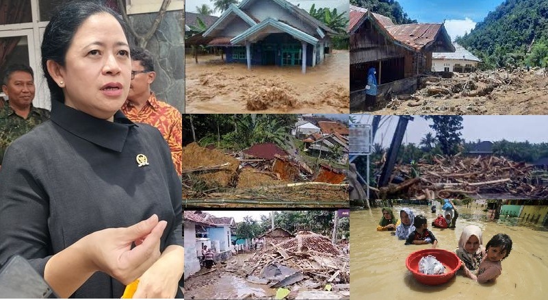 Ketua DPR RI Puan Maharani minta pemerintah fokus selamatkan korban banjir dan tanah longsor yang terjadi di beberapa daerah di Tanah Air