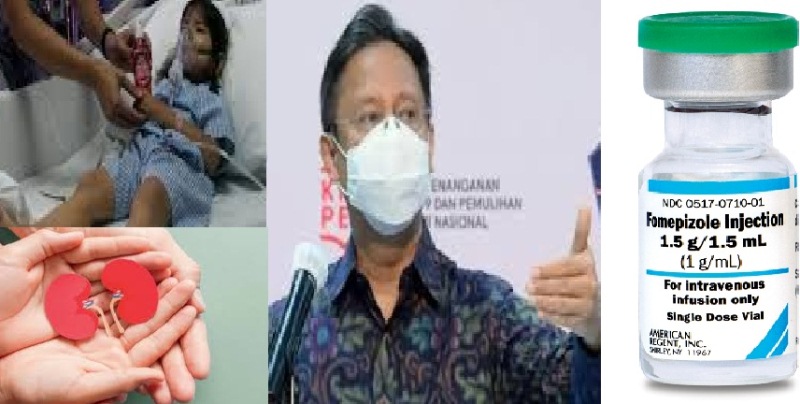 Menkes Budi Gunadi Sadikin mengatakan ada 26 vial obat Fomepizole yang dikirim ke Indonesia Minggu hari ini dari Singapura dan Australia