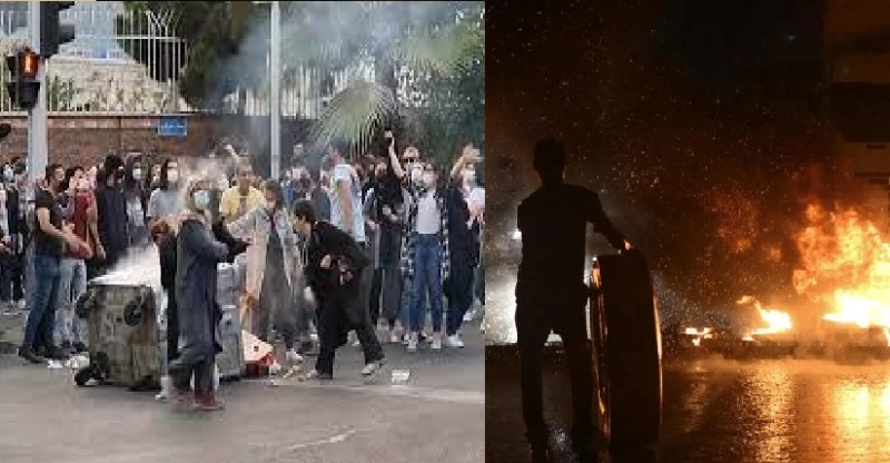 Para pengunjuk rasa antipemerintah Iran tidak mundur meskipun polisi mulai menembaki dengan senjata 