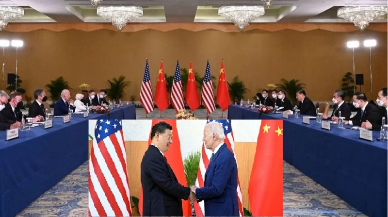 Pertemuan Delegasi AS dan China di Bali, 14 November 2022, diwarnai jabat tangan Presiden Joe Biden dan Xi Jinping