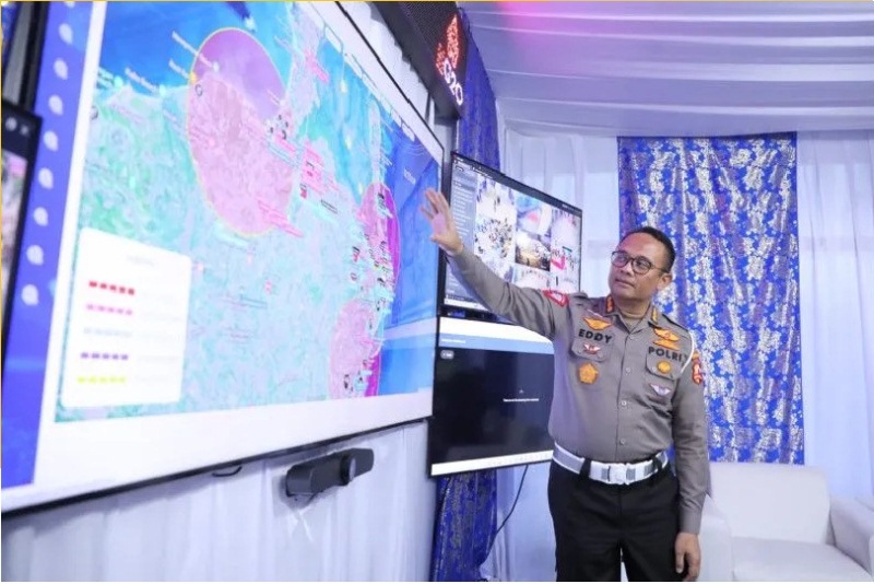 Kabagops Korlantas Polri Kombes Pol Eddy Djunaedi menyatakan mulai Selasa dilaksanakan penutupan dan pengalihan arus lalu lintas dari dan menuju kawasan Garuda Wisnu Kencana. (Ant/HO-Humas Korlantas Polri)