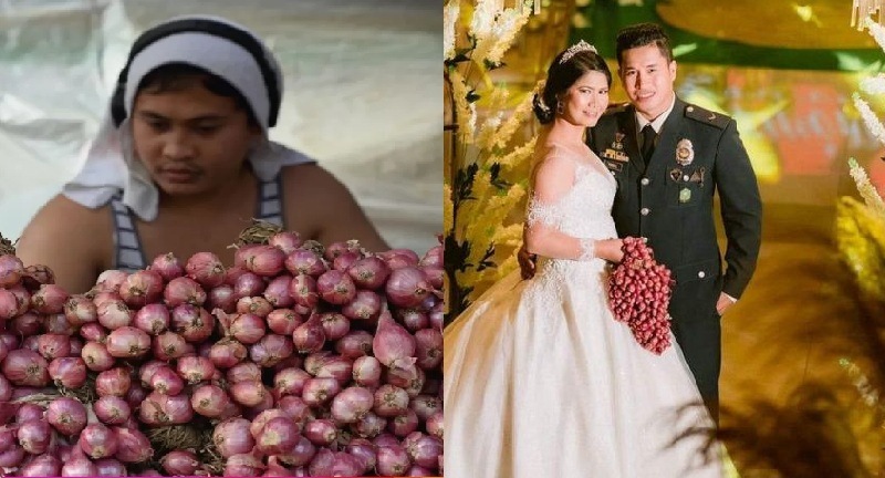 Bawang merah di Filipina dari bahan pokok di pasar sampai jadi kado pernikahan setelah harganya melambung seiring dengan melonjaknya inflasi