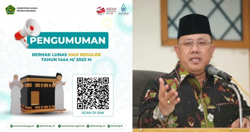 Direktur Layanan Haji Dalam Negeri Saiful Mujab di Jakarta, Kamis (23/3/2023), Dirjen Penyelenggaraan Haji dan Umrah telah menerbitkan edaran untuk seluruh Kanwil Kemenag Provinsi