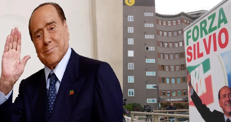 Presiden Forza Italia Silvio Berlusconi melambaikan tangan dan dokter melaporkan “perbaikan konstan” lebih lanjut dalam kondisinya Kamis saat dia berjuang untuk mengatasi infeksi paru-paru dan masalah ginjal yang disebabkan oleh leukemia kronis