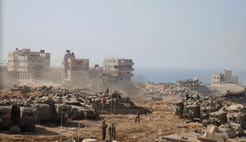 Pasukan Israel makin jauh memasuki Jalur Gaza dalam pertempuran melawan Hamas