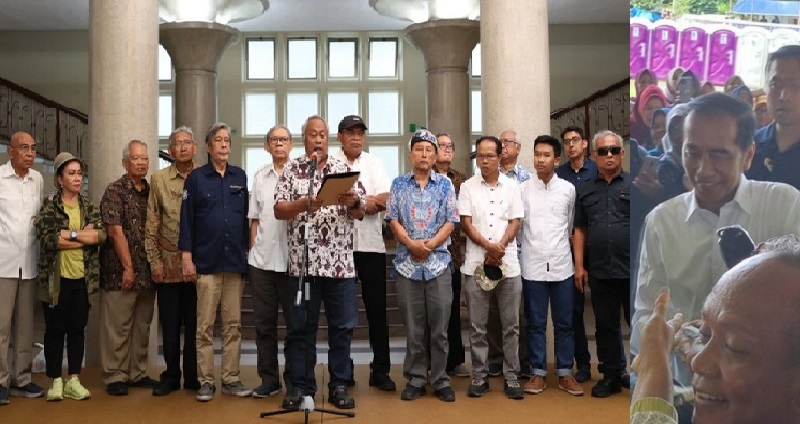 Sejumlah akademisi Universitas Gajah Mada (UGM) sampaikan Petisi Bulaksumur soal dinamika perpolitikan nasional, Rabu (31/1/2024), yang mengkritik penyimpangan-penyimpangan di era Presiden Joko Widodo (Jokowi)