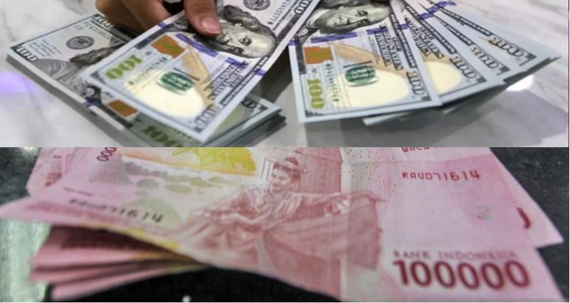 Rupiah hari ini diperkirakan akan berada di kisaran Rp15.650 per dolar AS sampai dengan Rp15.750 per dolar AS.