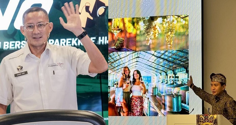Menteri Pariwisata dan Ekonomi Kreatif/Kepala Badan Pariwisata dan Ekonomi Kreatif Sandiaga Salahuddin Uno, kesempatan yang sangat baik bagi Indonesia untuk mempromosikan keunikan dan keindahan Indonesia kepada agen-agen di Australia
