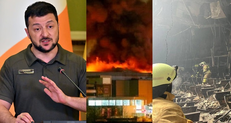 Presiden Ukraina Volodymyr Zelensky marah besar karena negaranya dituding dan disalahkan sebagai dalang di balik serangan Gedung Konser di Moskow, Rusia.