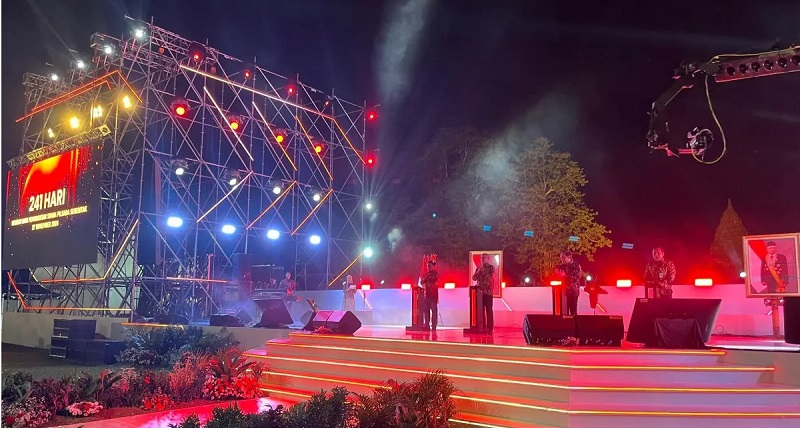 Komisi Pemilihan Umum (KPU) RI resmi meluncurkan Tahapan dan Hari Pemungutan Suara Pilkada Serentak Tahun 2024 di Candi Prambanan, Kabupaten Sleman, D. I. Yogyakarta, Minggu (31/3/2024). 